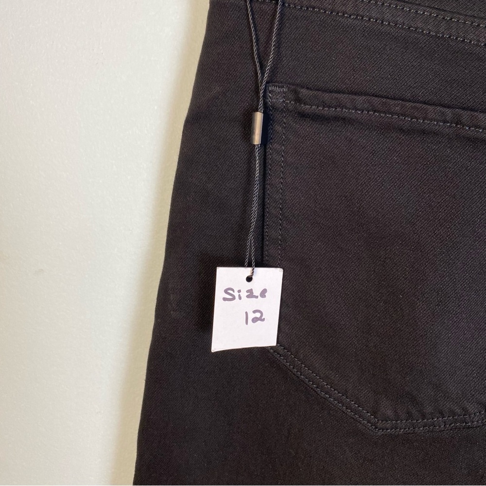 The Blake High Rise Wide Leg Cropped Raw Hem - Picture 9 of 10